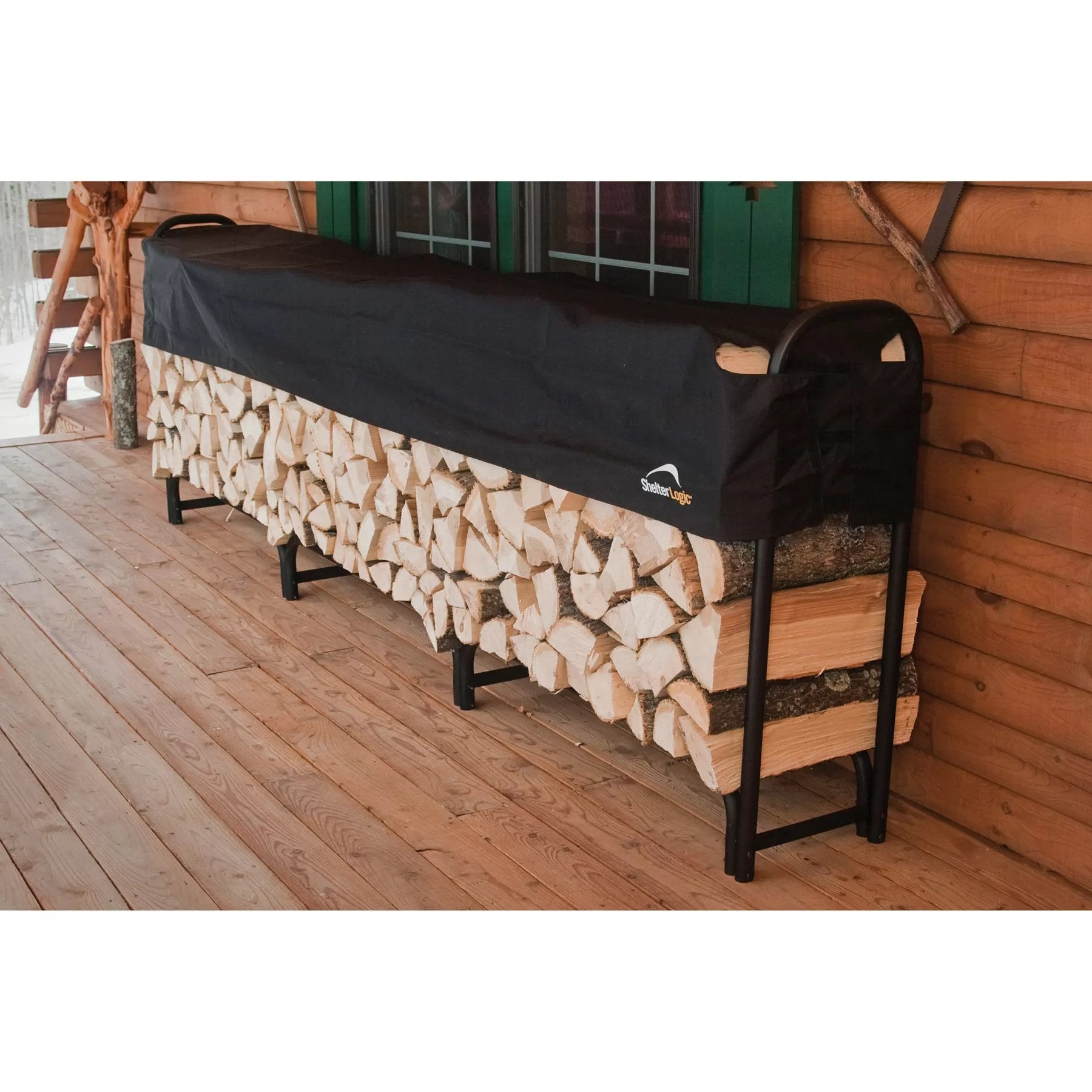 ShelterLogic® Heavy - Duty Firewood Rack - QC Supply - 