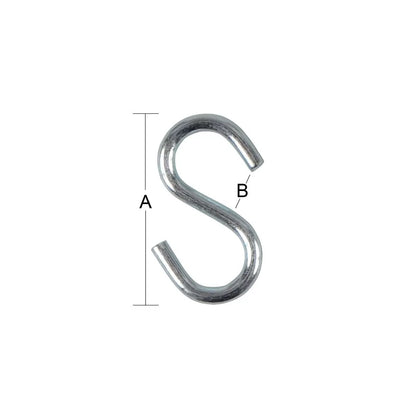 SHooks 3/32" Dia. x 1" x 3/16" - QC Supply - 