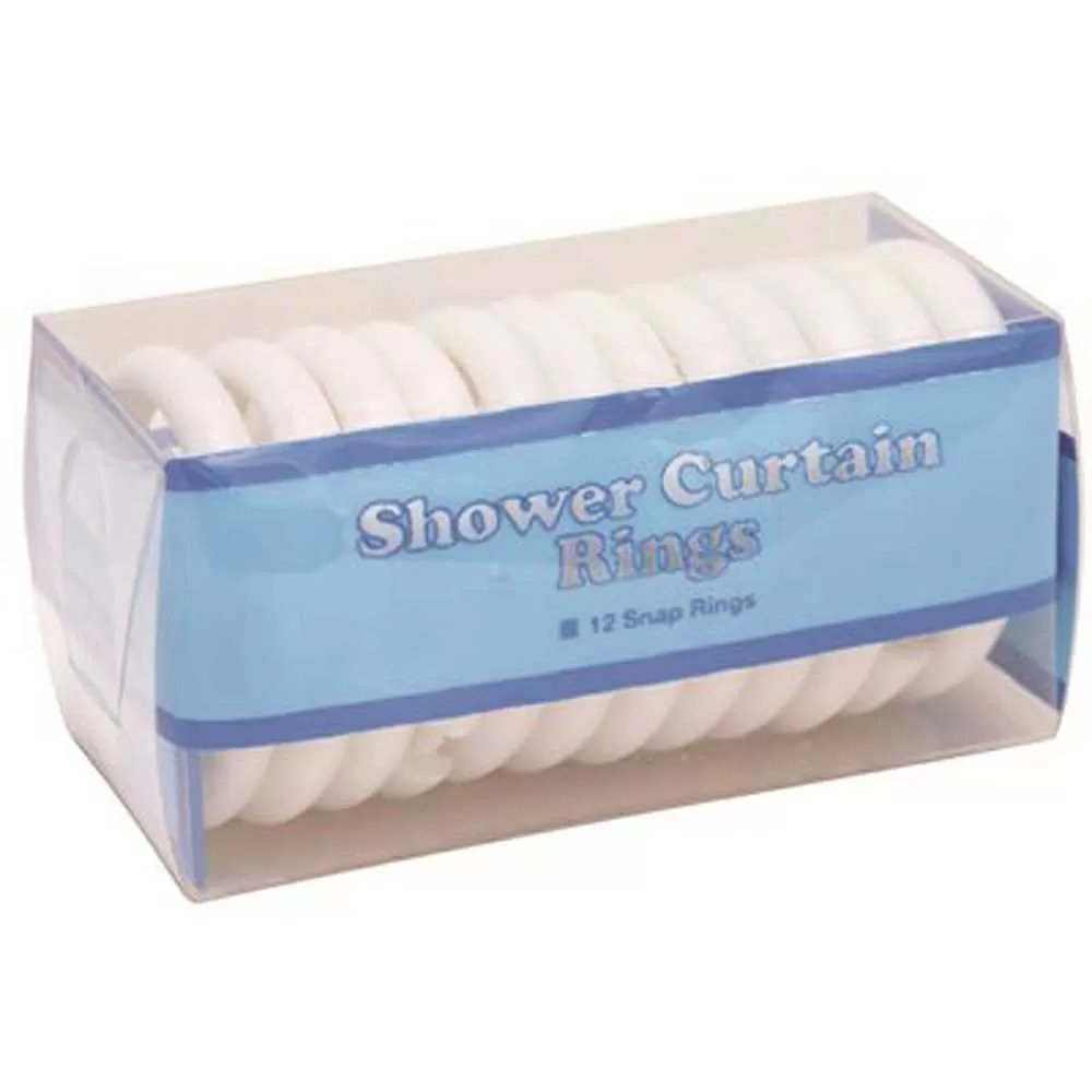 Shower Curtain Ring - 12/Box - QC Supply - 