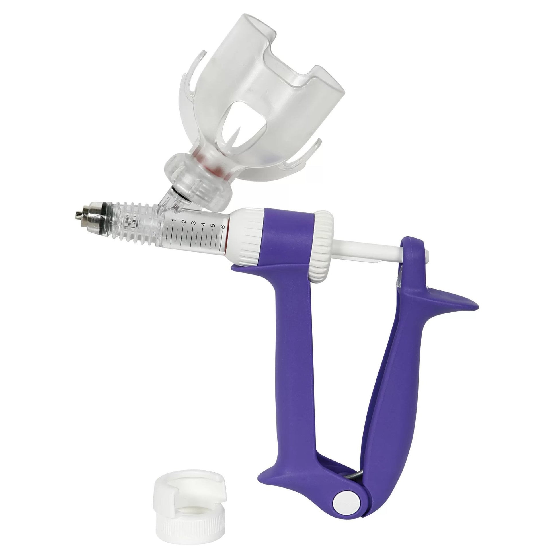 Simcro™ 6 mL Premium Bottle Mount Injector - QC Supply - 