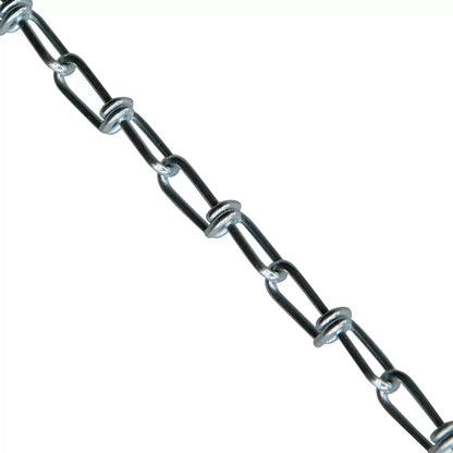 Size 1 Double Loop Chain 155 lb. Load Limit 100' Length - QC Supply - 