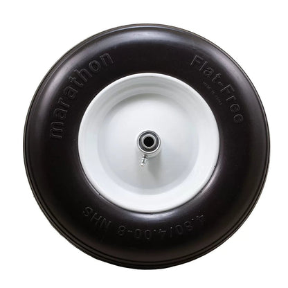 Solid Core Flat Free Tire - 4.80/4.00 - 8" - QC Supply - 