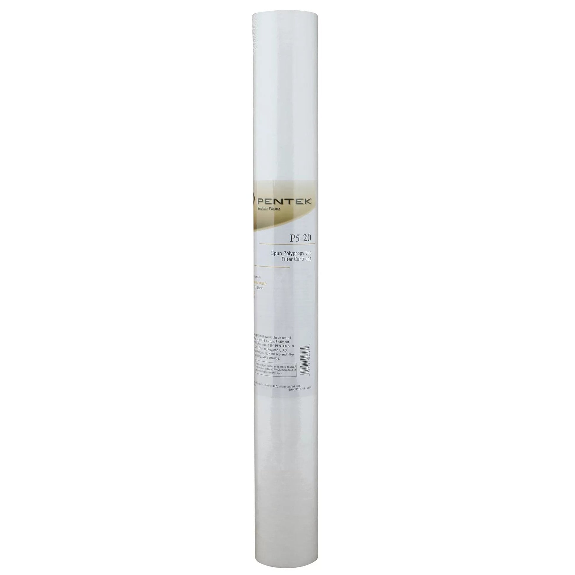 Spun Polypropylene Filter (5 Micron) for Standard 20" Housing - QC Supply - 
