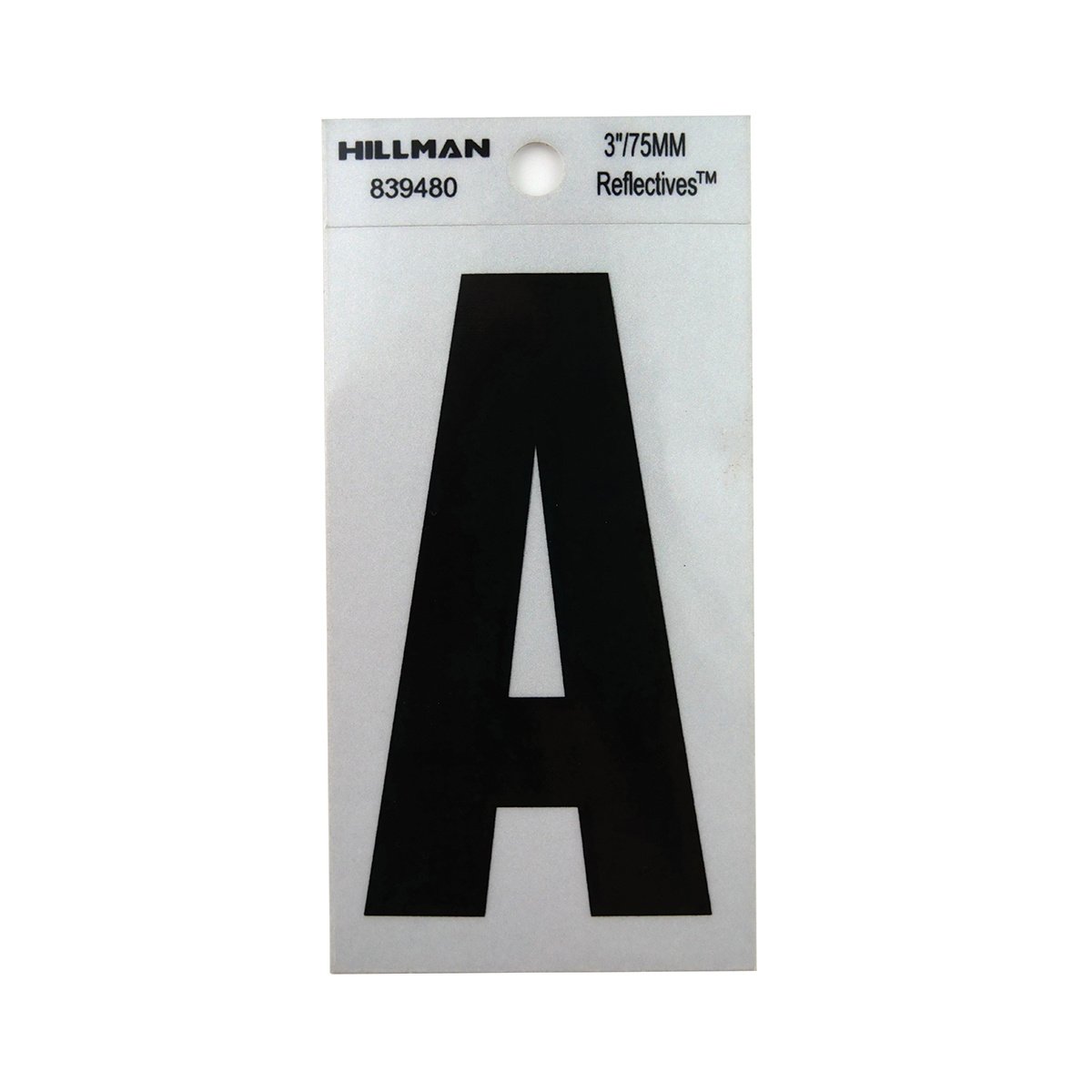 Square Cut Self Adhesive 3" Letter - A - QC Supply - 