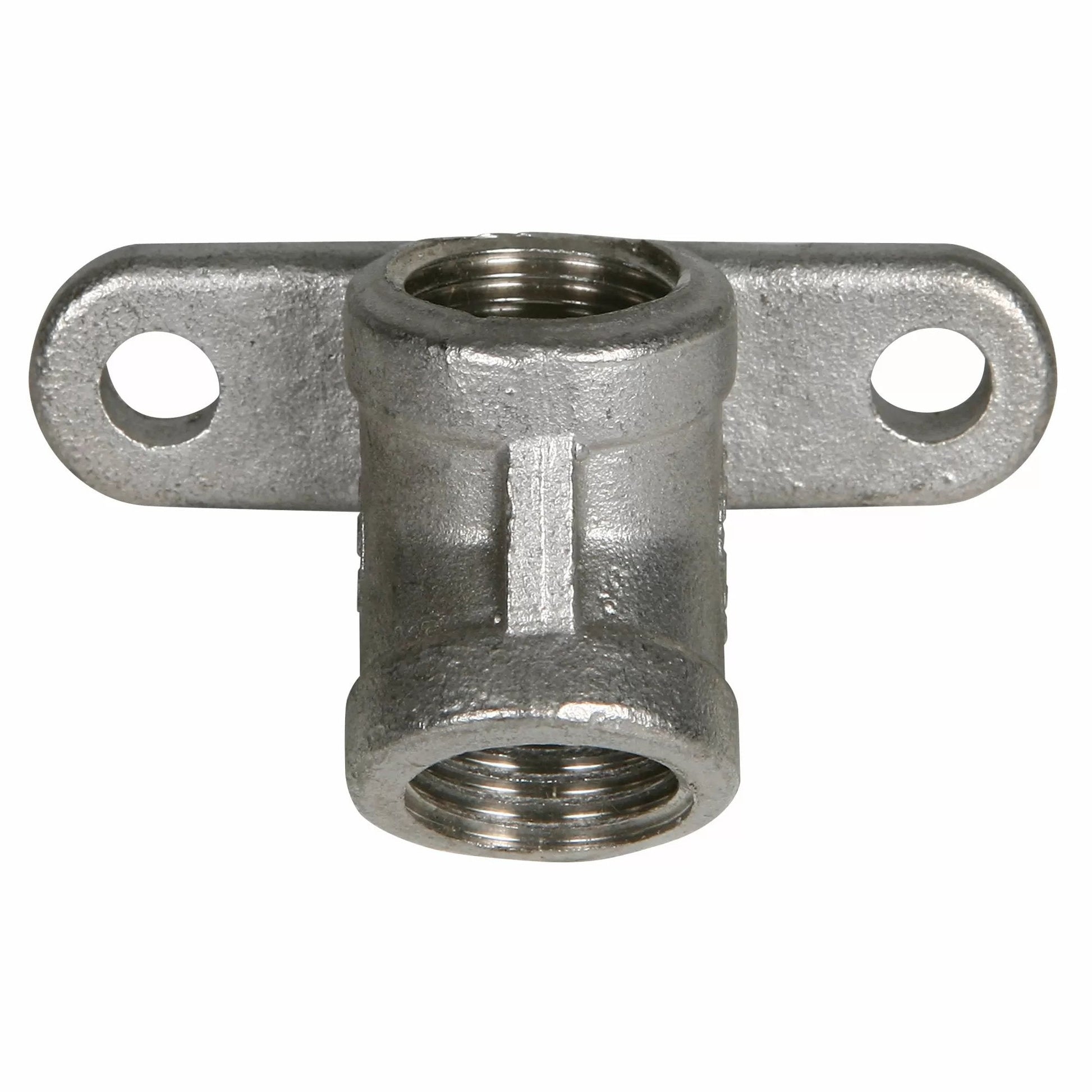 Stainless Steel 45°Elbow w/Plate - QC Supply - 