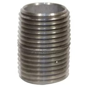 Stainless Steel Closed Nipple 1/2" x 1 1/8" - QC Supply - 