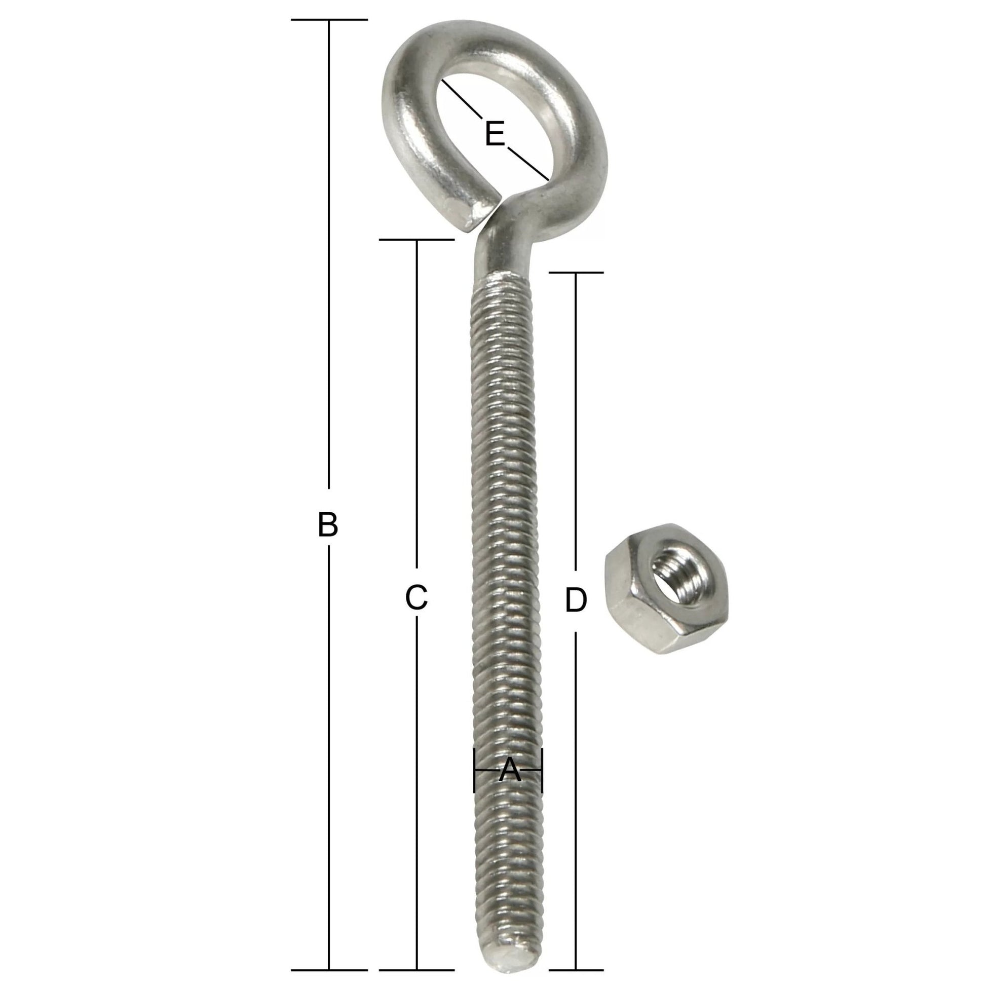 Stainless Steel Eye Bolt - QC Supply - 