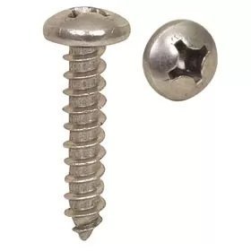 Stainless Steel Phillips Pan Head Screw - #1/2 - QC Supply - 
