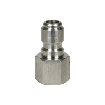 Stainless Steel Plug Female Thread - QC Supply - 