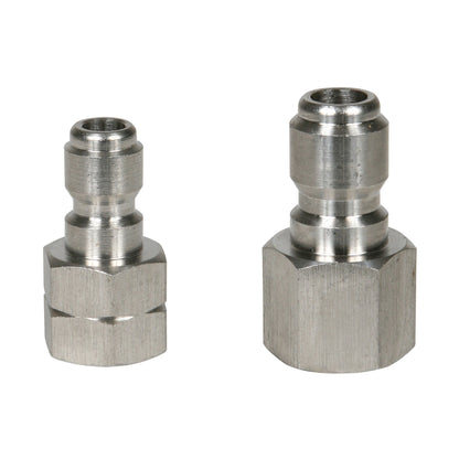 Stainless Steel Plug Female Thread - QC Supply - 