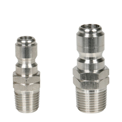 Stainless Steel Plug Male Thread - QC Supply - 