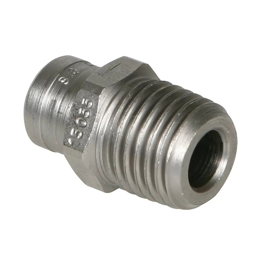 Stainless Steel Power Wash Spray Nozzles - 5.5 x 15 Degree - QC Supply - 