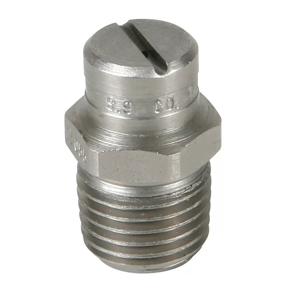 Stainless Steel Power Wash Spray Nozzles - 5.5 x 15 Degree - QC Supply - 