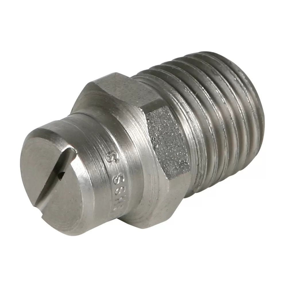 Stainless Steel Power Wash Spray Nozzles - 5.5 x 15 Degree - QC Supply - 