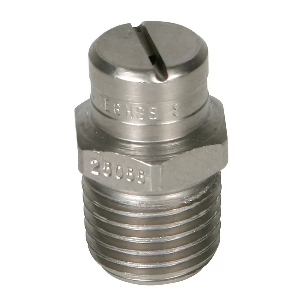 Stainless Steel Power Wash Spray Nozzles - 5.5 x 25 Degree - QC Supply - 