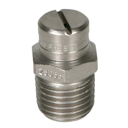 Stainless Steel Power Wash Spray Nozzles - 5.5 x 25 Degree - QC Supply - 