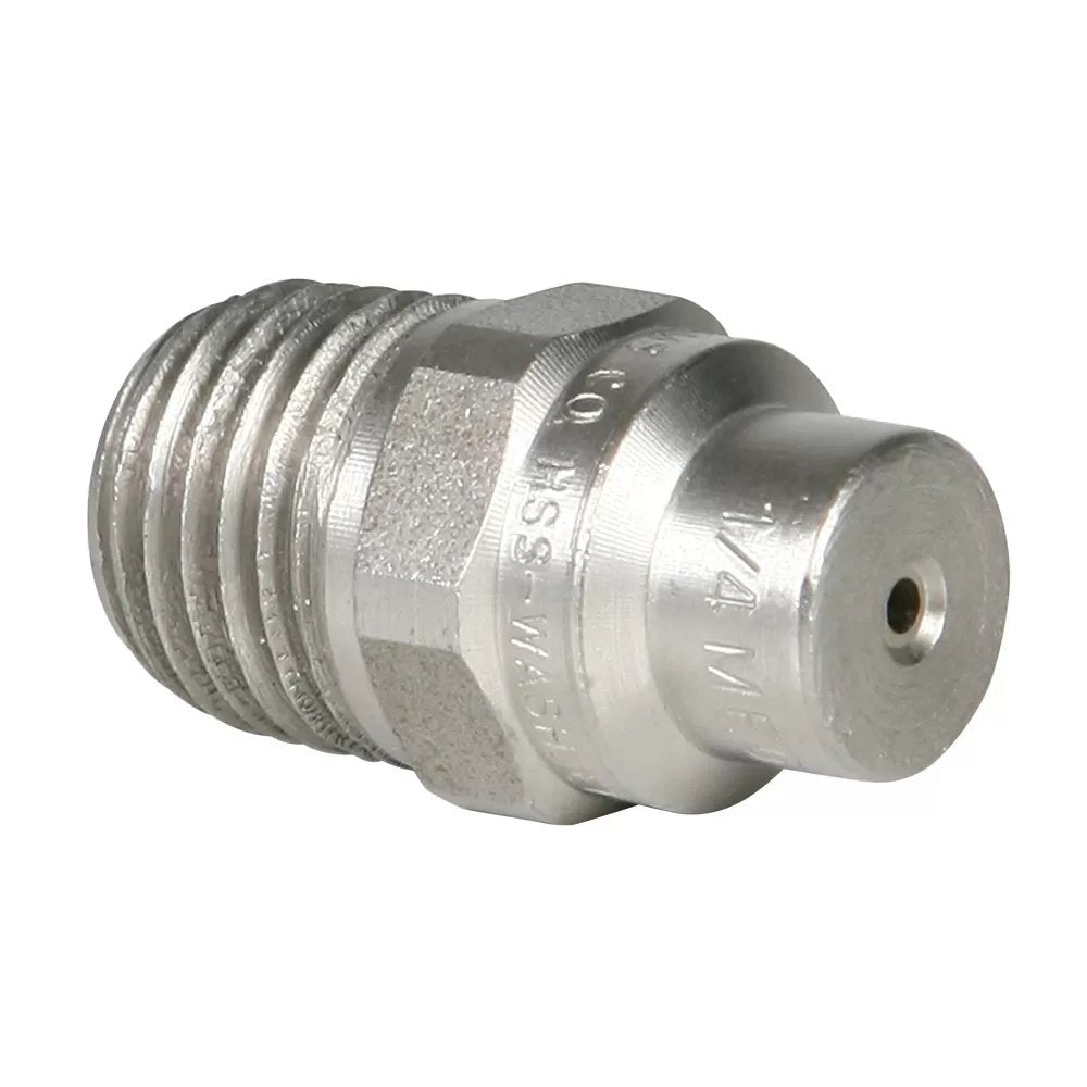 Stainless Steel Power Wash Spray Nozzles - 7 x 0 Degree - QC Supply - 