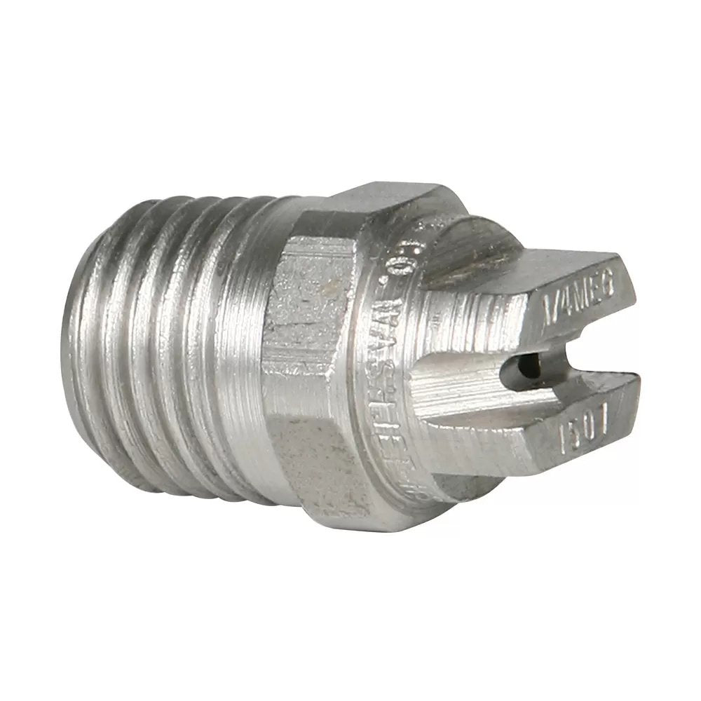 Stainless Steel Power Wash Spray Nozzles - 7 x 15 Degree - QC Supply - 