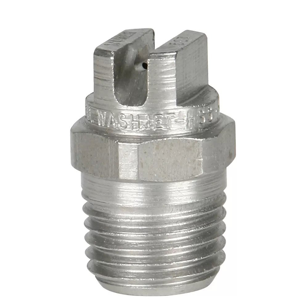 Stainless Steel Power Wash Spray Nozzles - 7 x 15 Degree - QC Supply - 