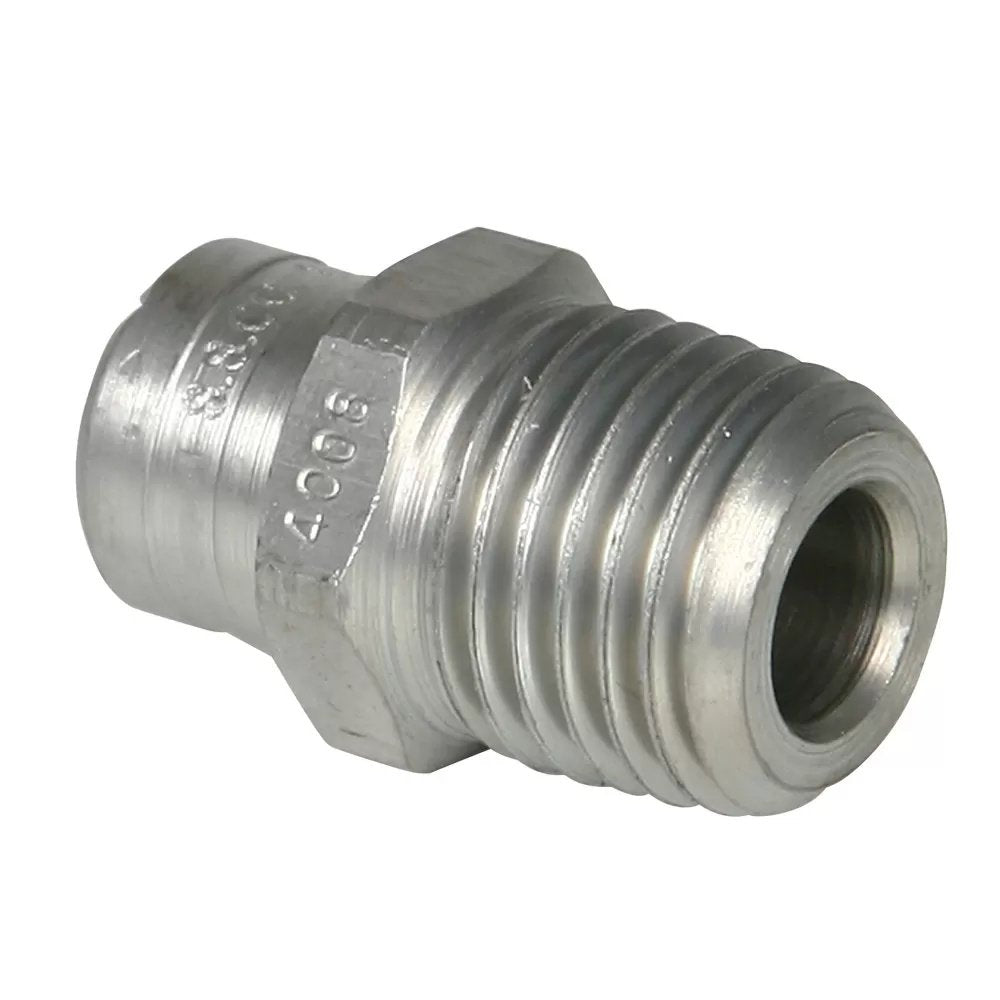 Stainless Steel Power Wash Spray Nozzles - 8 x 40 Degree - QC Supply - 