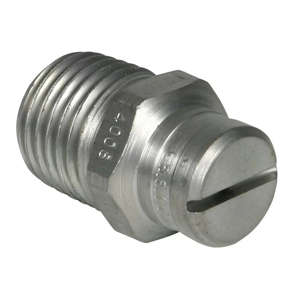 Stainless Steel Power Wash Spray Nozzles - 8 x 40 Degree - QC Supply - 