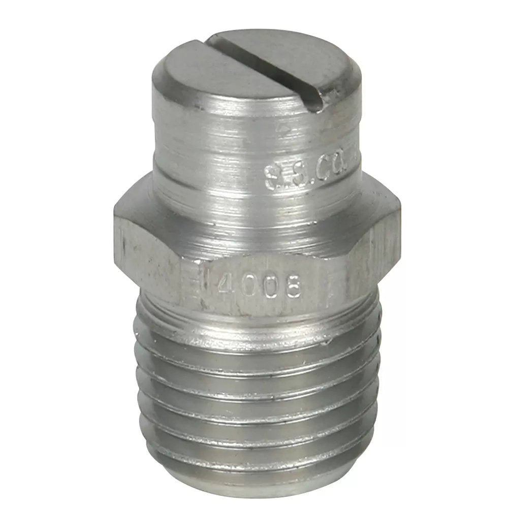 Stainless Steel Power Wash Spray Nozzles - 8 x 40 Degree - QC Supply - 