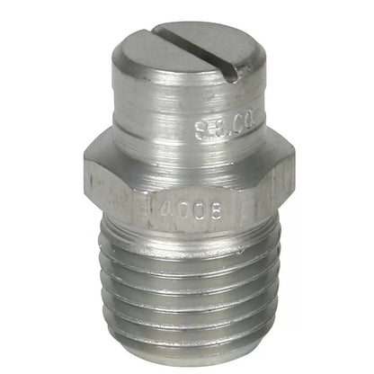 Stainless Steel Power Wash Spray Nozzles - 8 x 40 Degree - QC Supply - 