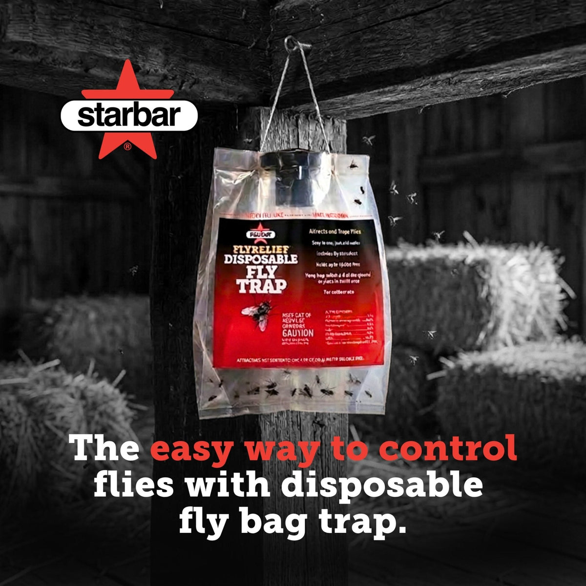 Starbar Fly Relief Disposable Fly Trap - Regular - QC Supply -