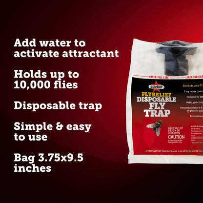 Starbar Fly Relief Disposable Fly Trap - Regular - QC Supply -