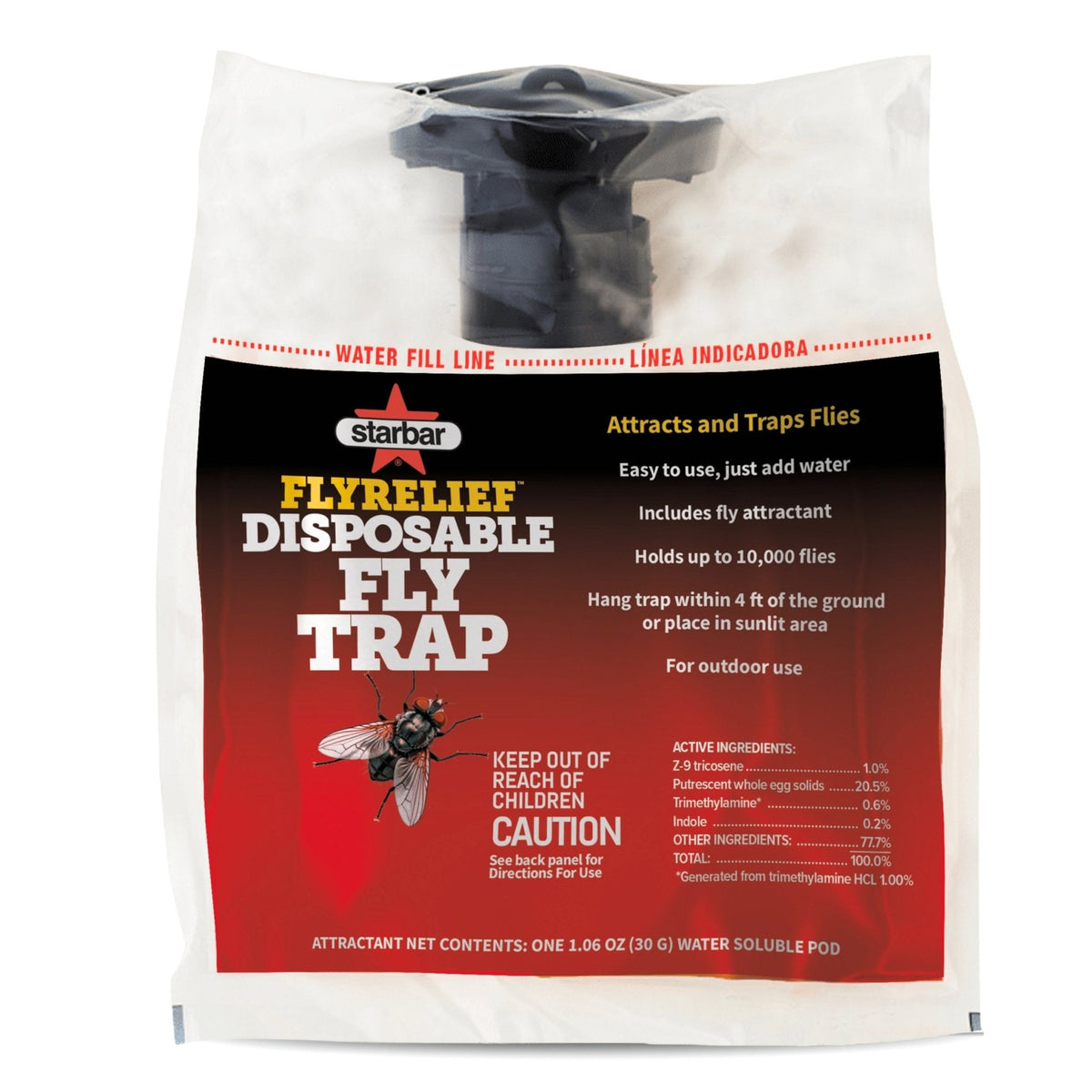 Starbar Fly Relief Disposable Fly Trap - Regular - QC Supply -