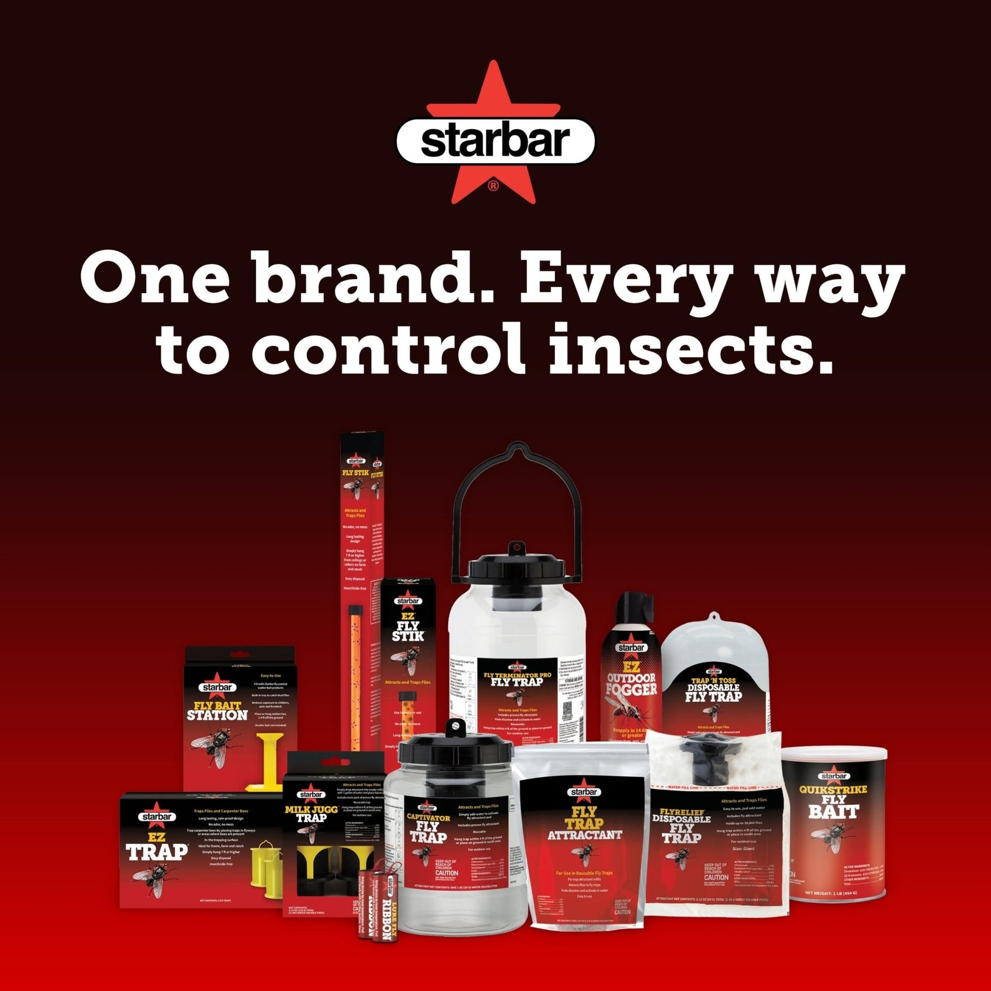 Starbar® Fly Stik™ Junior Sticky Fly Trap - QC Supply -