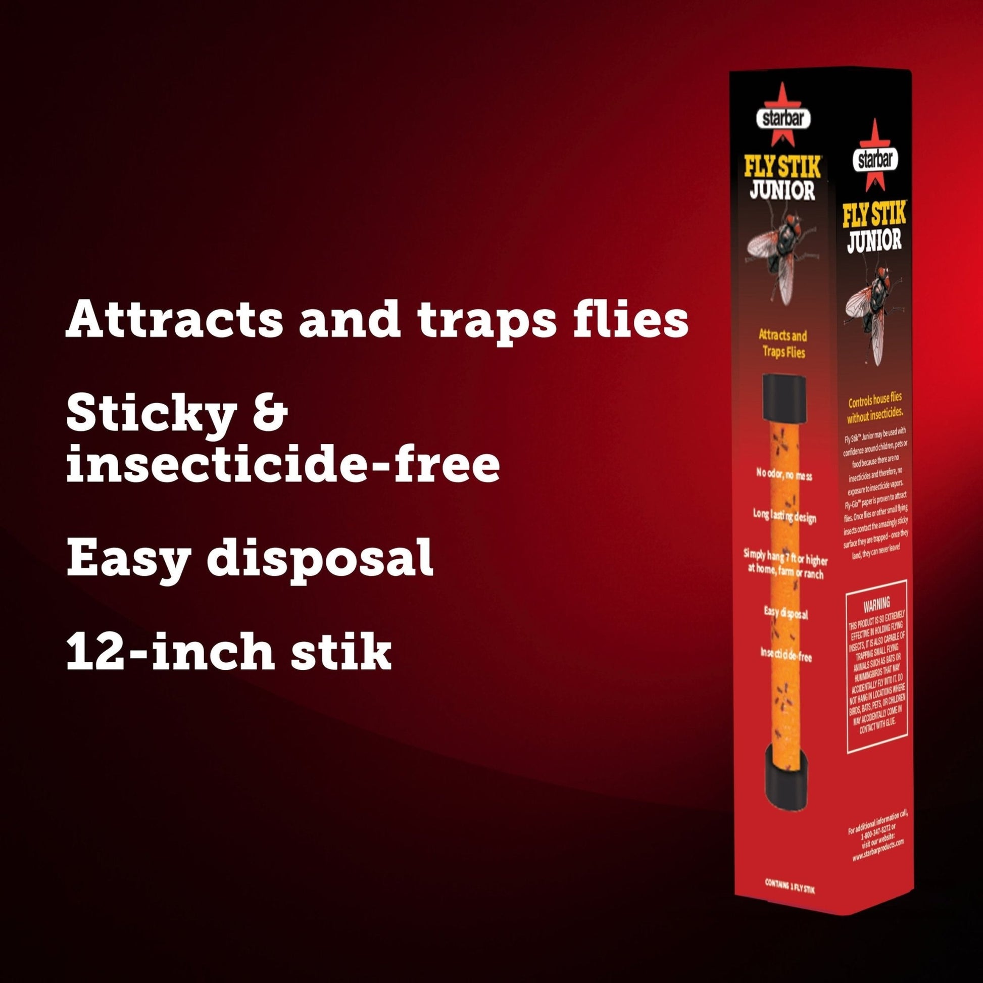 Starbar® Fly Stik™ Junior Sticky Fly Trap - QC Supply -