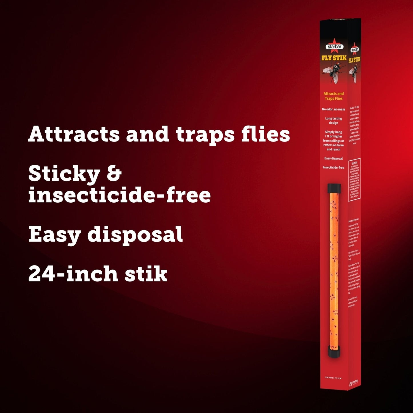 Starbar® Fly Stik™ Sticky Fly Trap - 24" - QC Supply -