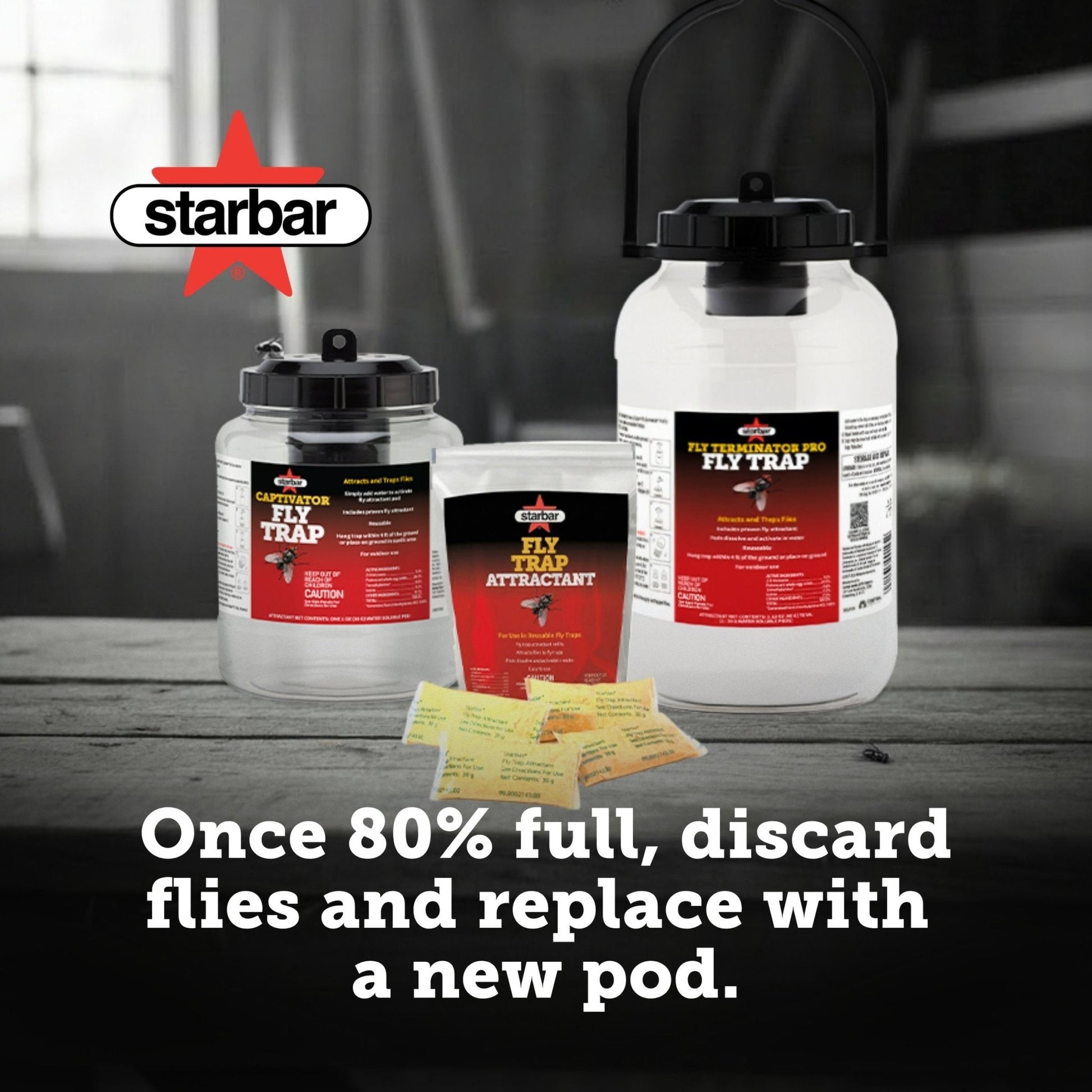 Starbar® Fly Trap Attractant - QC Supply -