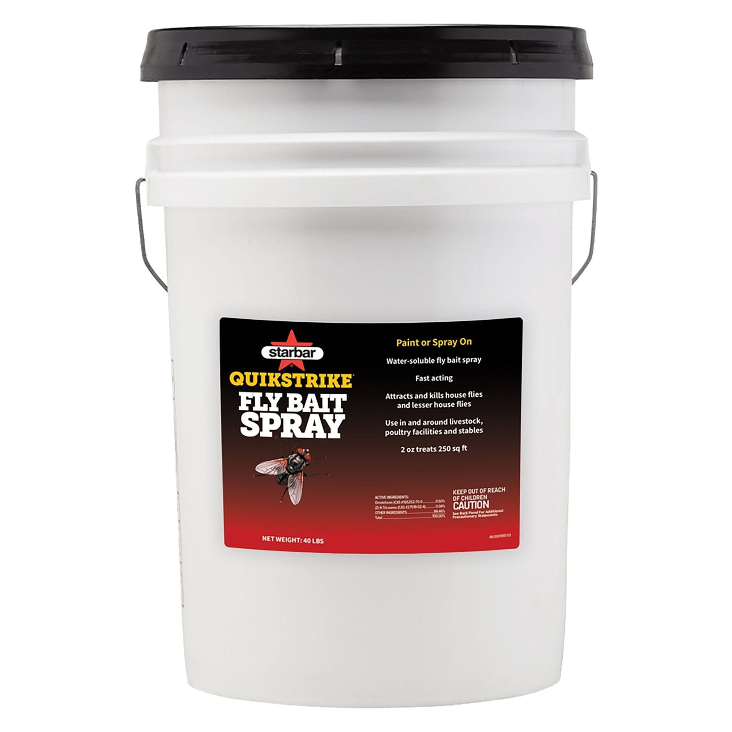 Starbar® QuikStrike® Fly Bait Spray - 40 lb Pail - QC Supply -