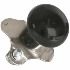 Steering Wheel Spinners - Black Vinyl Knob - QC Supply - 
