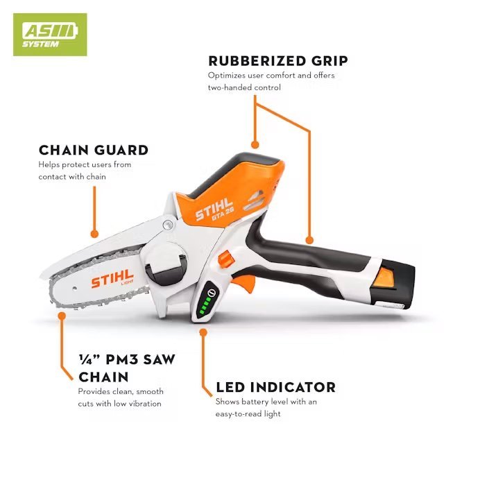 STIHL GTA 26 Battery - Powered Garden Pruner - QC Supply - 