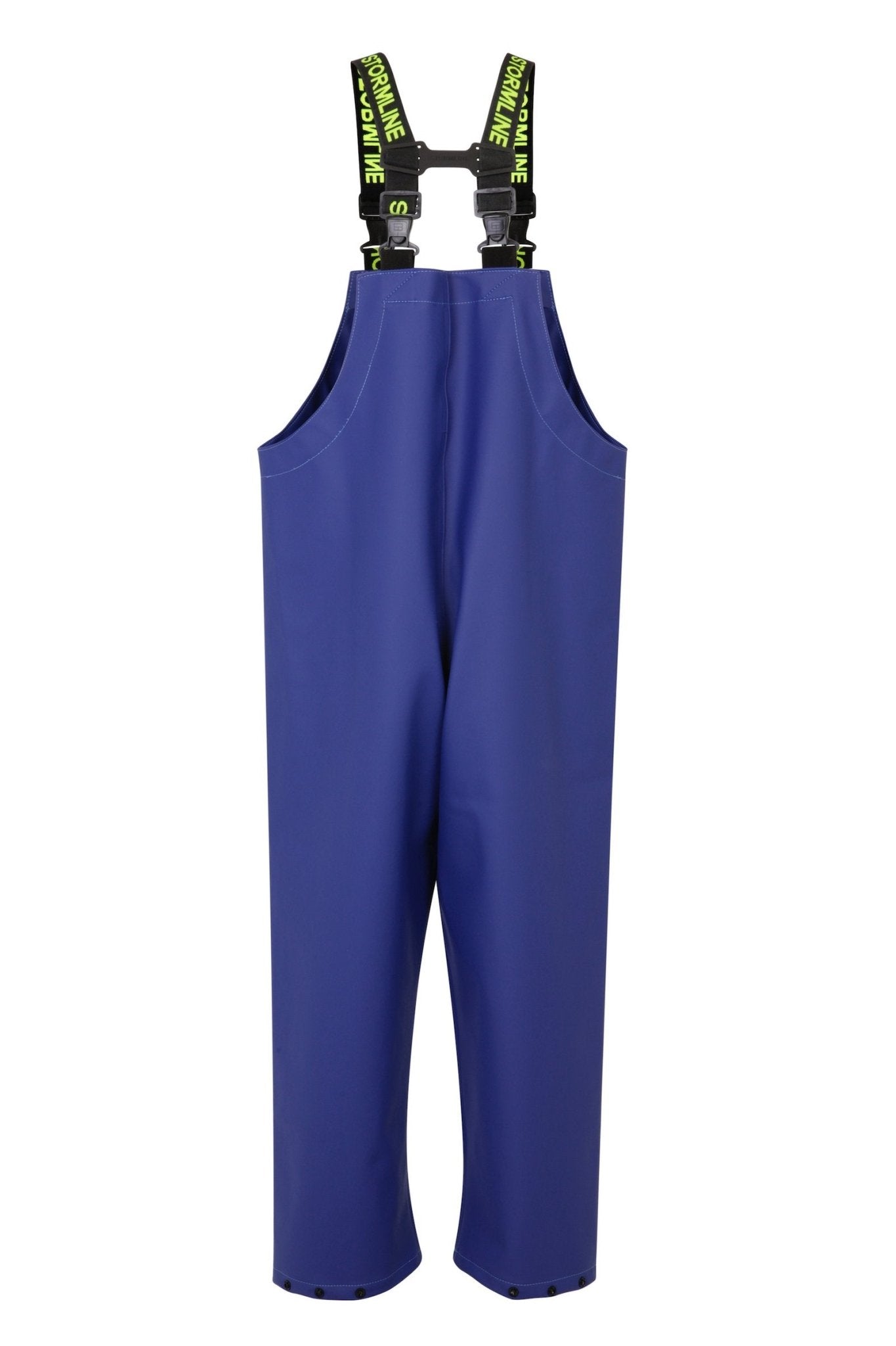 Stormtex 669B Midweight PVC Waterproof Workwear Bib and Brace, Blue - QC Supply - 
