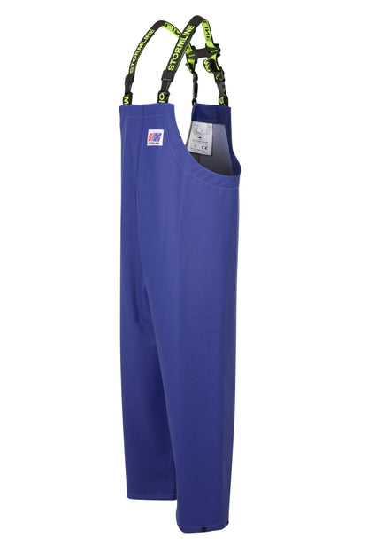 Stormtex 669B Midweight PVC Waterproof Workwear Bib and Brace, Blue - QC Supply - 
