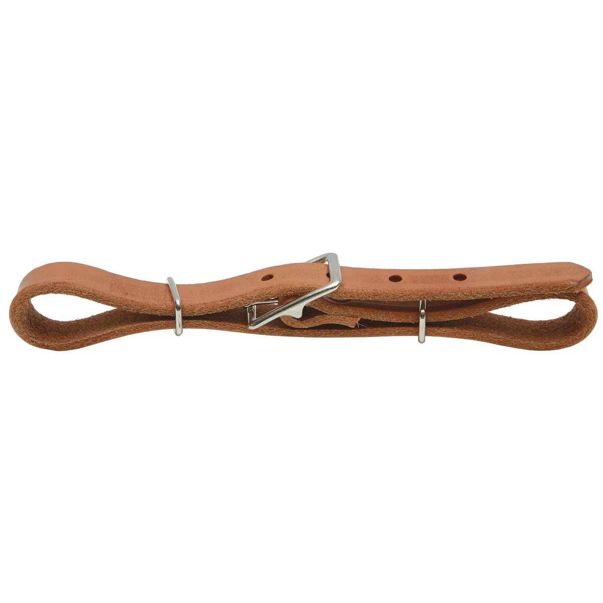 Straight Harness Leather Curb Strap - QC Supply - 