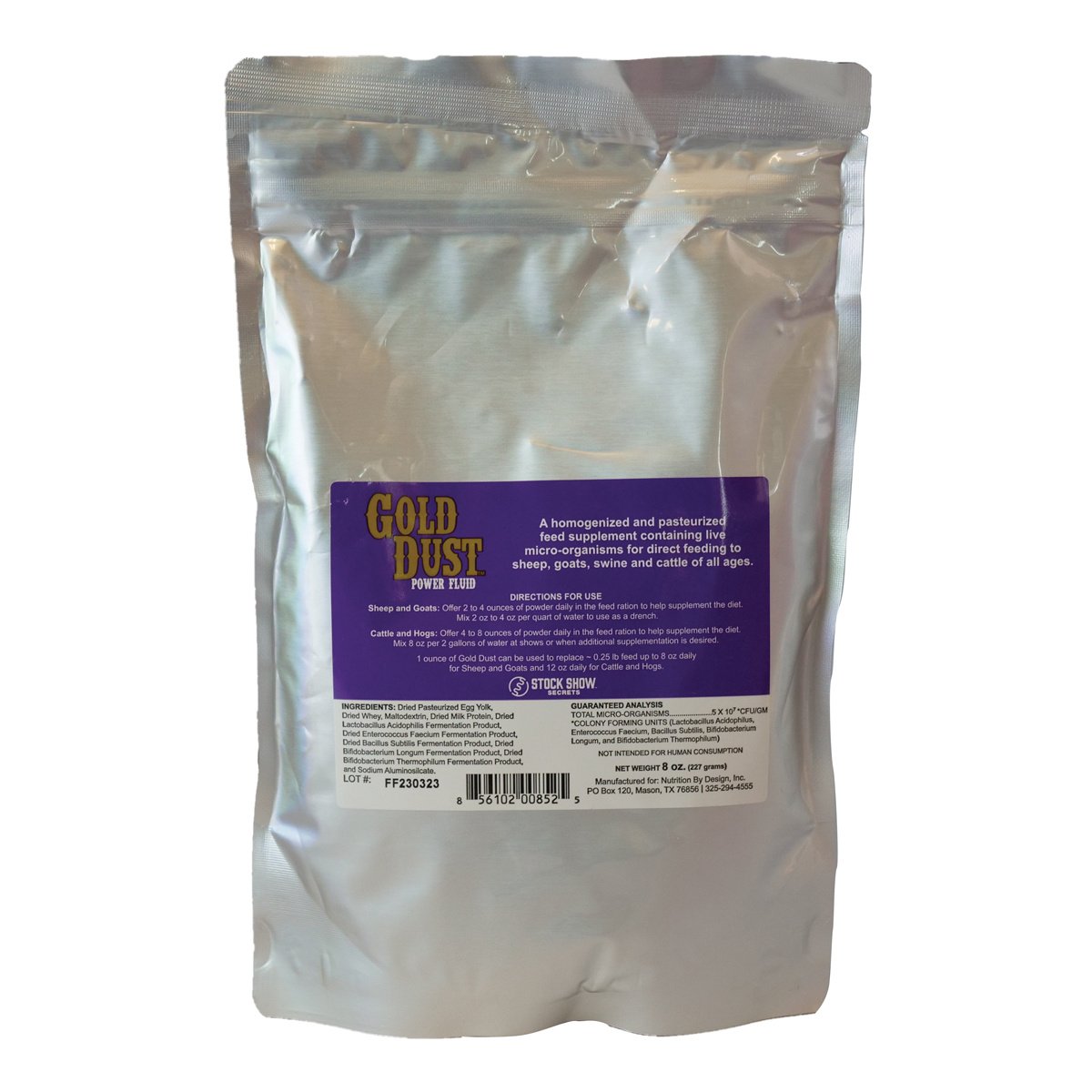 Sullivan Supply® Gold Dust, 8 oz. Bag - QC Supply - 