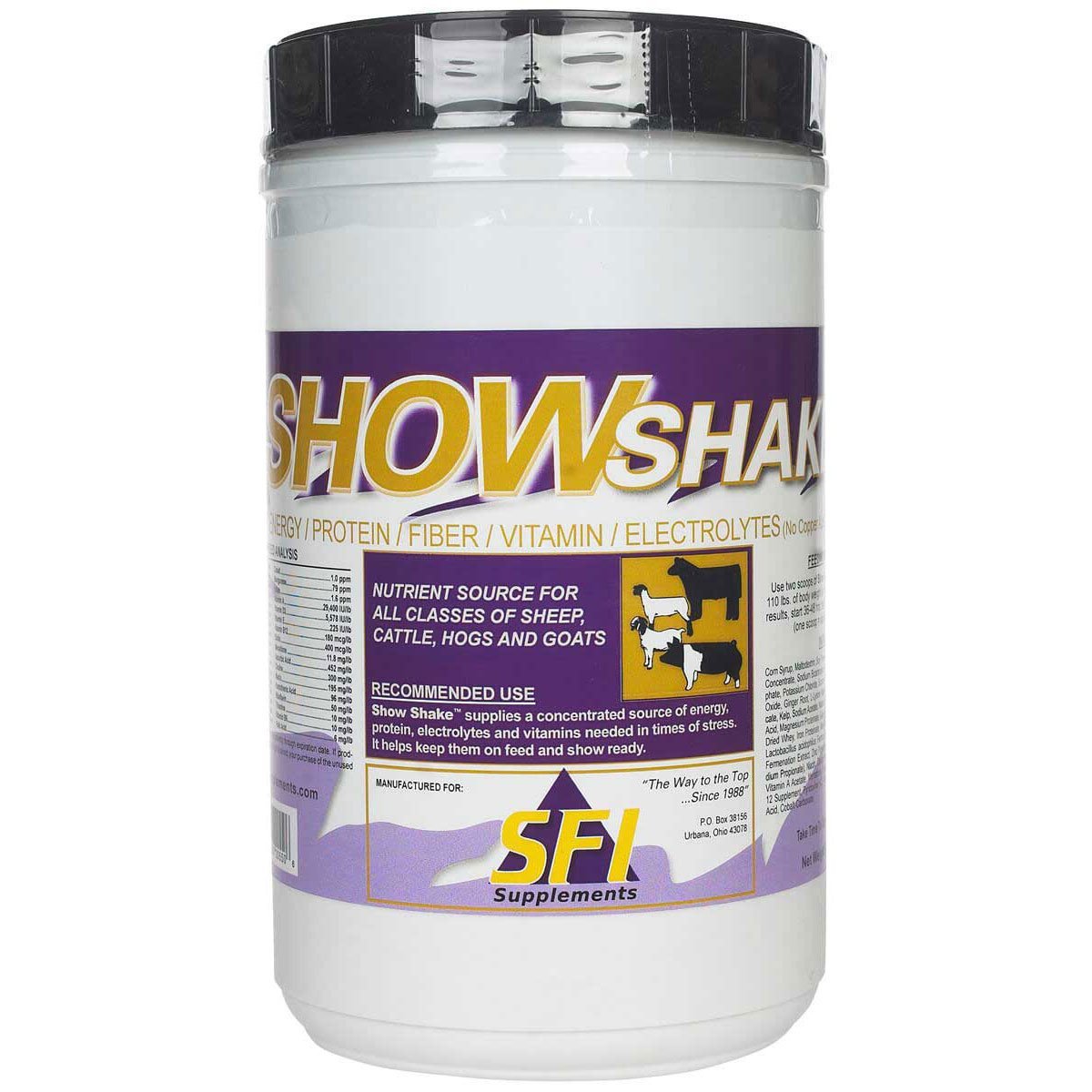 Sullivan Supply® Show Shake™, 3 LBS Jar - QC Supply - 