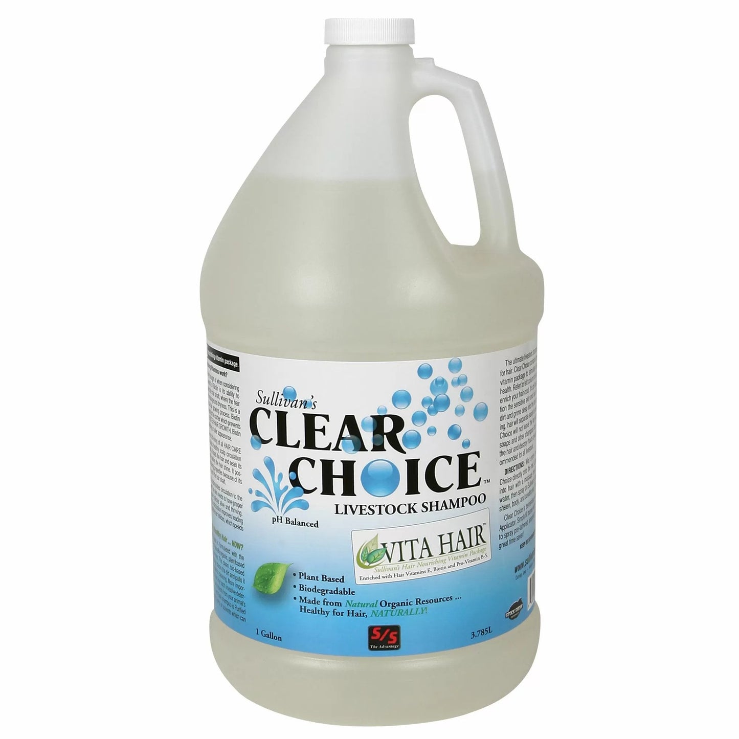 Sullivan's Clear Choice™ Livestock Shampoo - Gal. - QC Supply - 