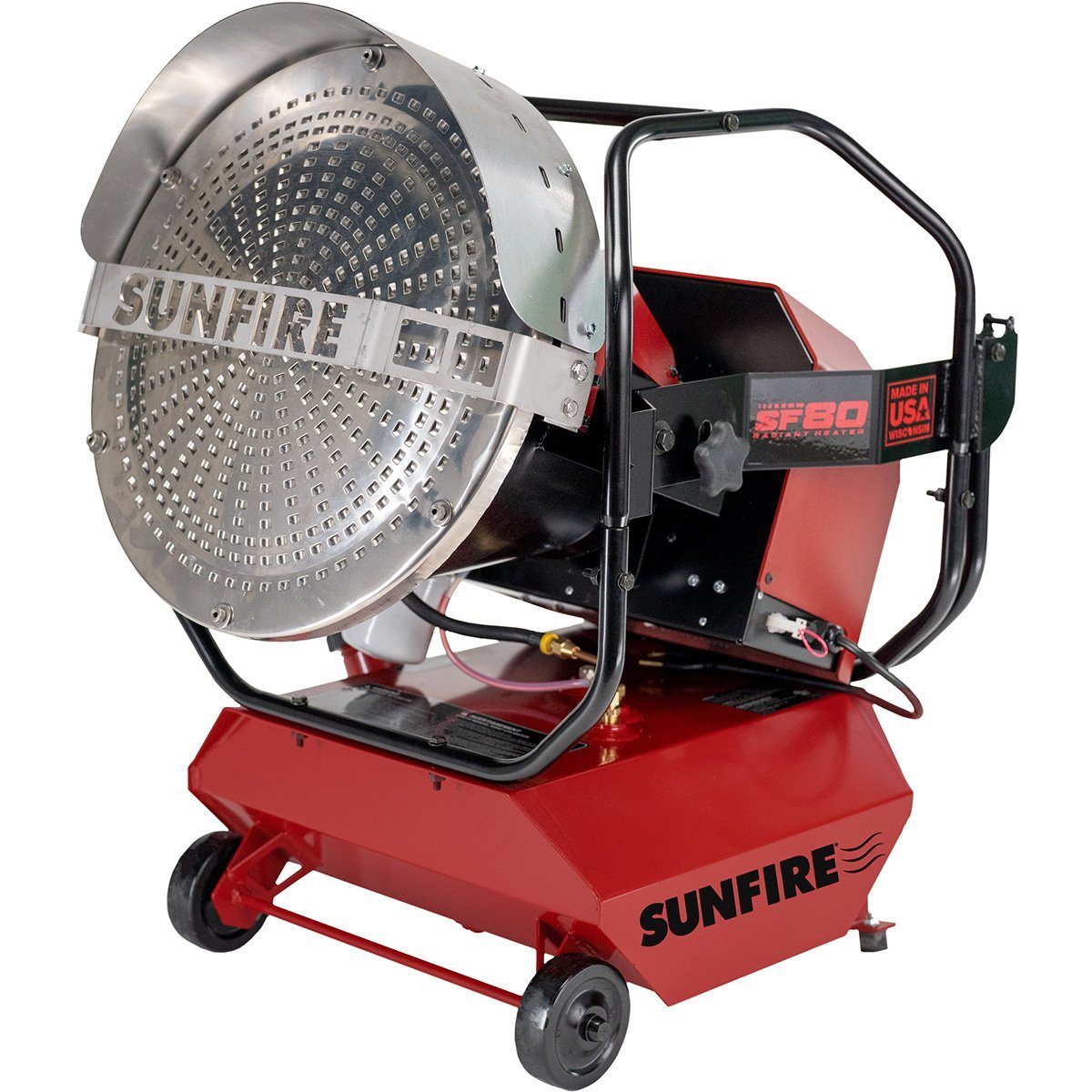 Sunfire SF80 Indoor/Outdoor Portable Radiant Diesel/Kerosene Heater - 80,000 BTU - QC Supply - 