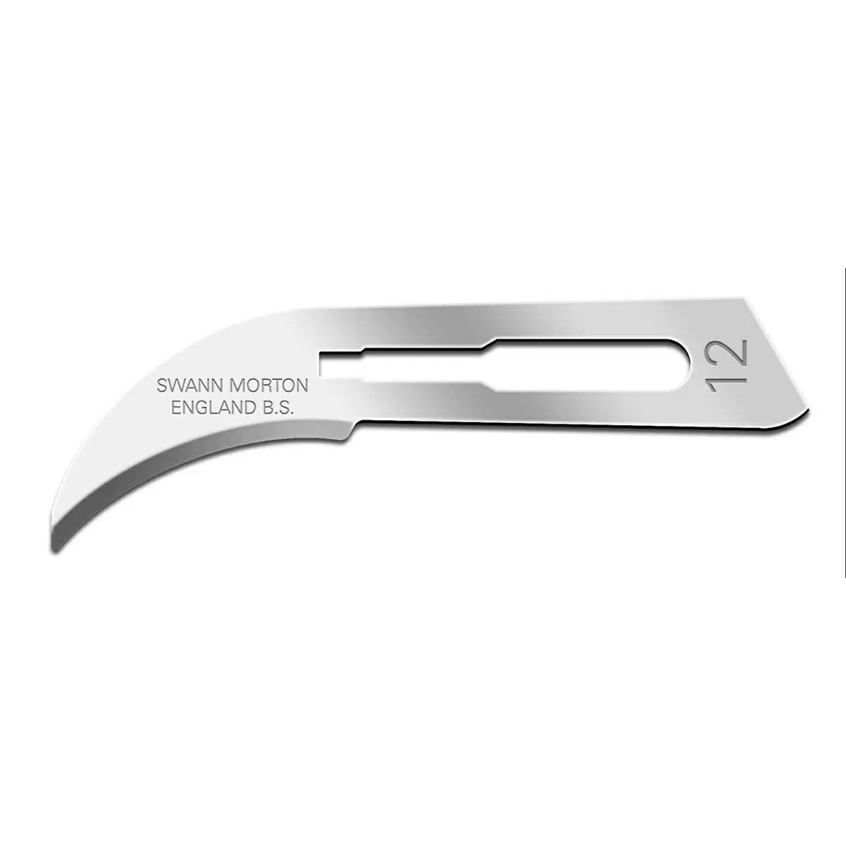 Swann Morton #12 Hook Blades - Box of 100 - QC Supply - 
