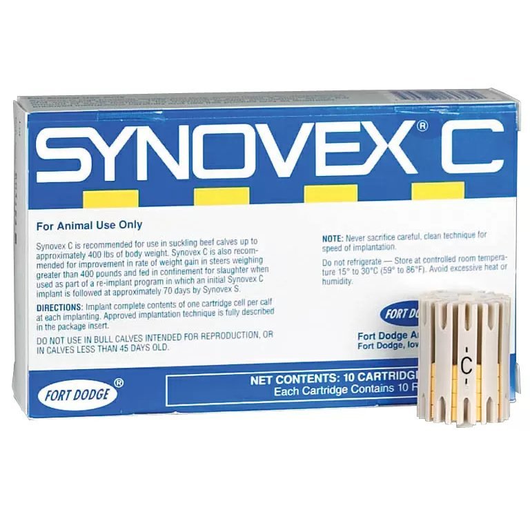 Synovex® C - 10 x 10 Dose - QC Supply - 