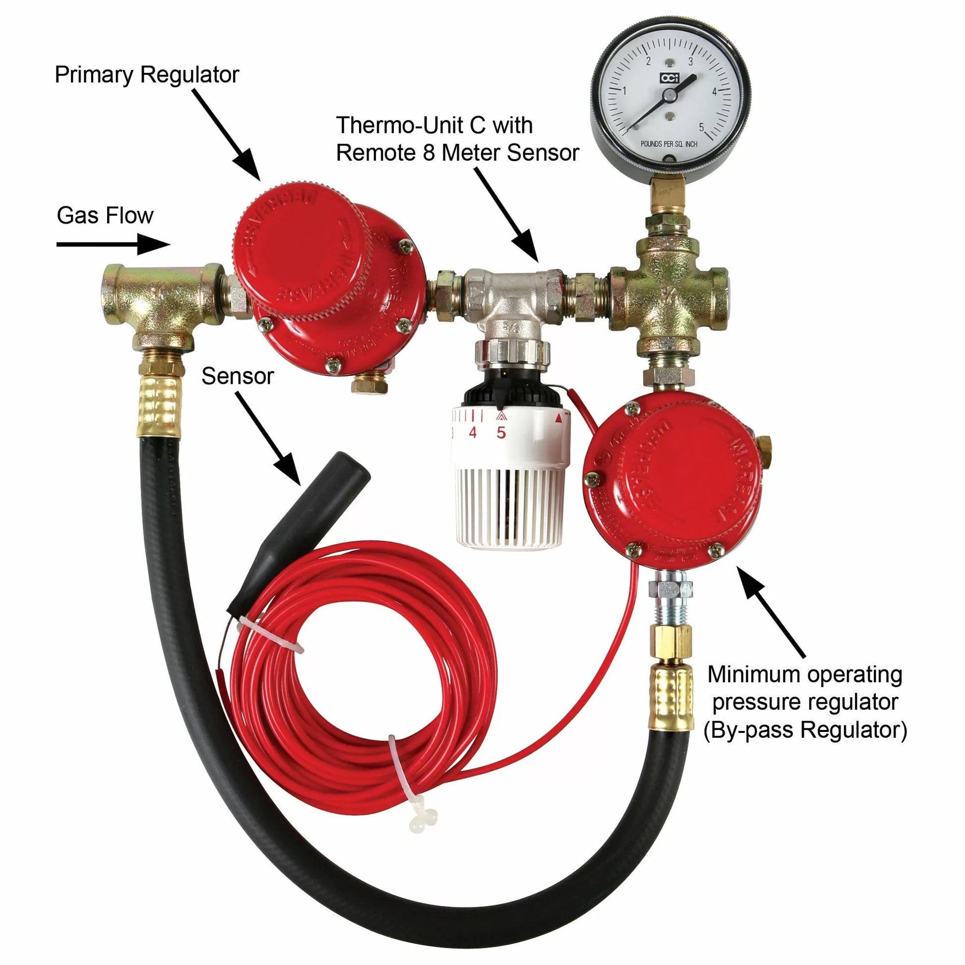 Thermostatic Control of Several Heaters - Hi/Lo Control with Thermal Unit - QC Supply - 