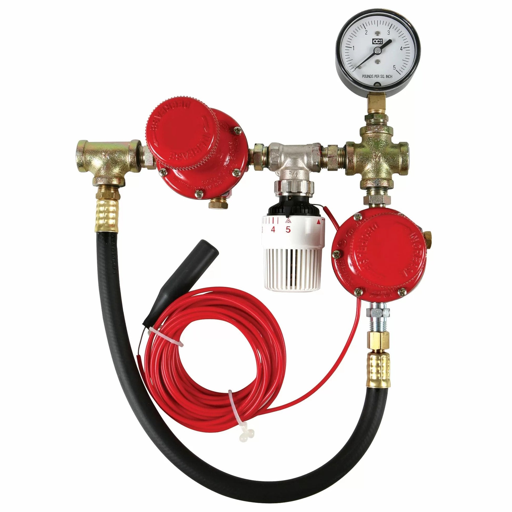 Thermostatic Control of Several Heaters - Hi/Lo Control with Thermal Unit - QC Supply - 