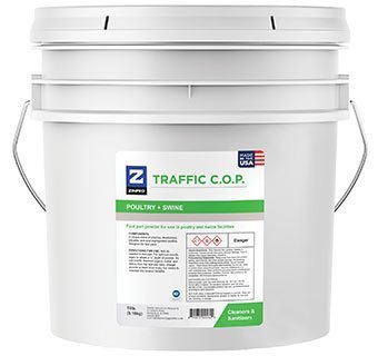Traffic C.O.P. 18 lb — Foot Pan Cleaner & Disinfectant Powder - QC Supply - 