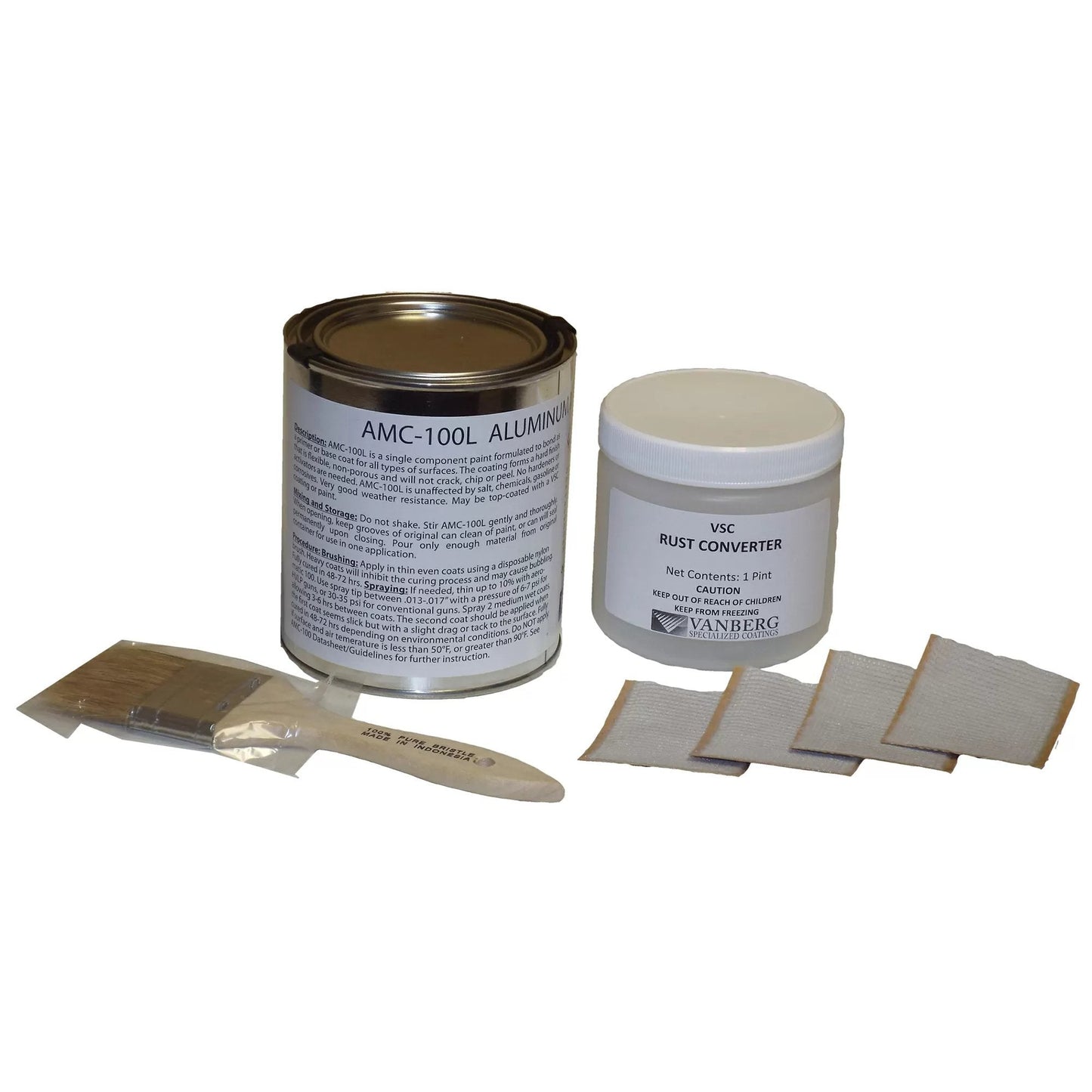 Vanberg AMC - 100L Aluminum Coating System Kit - QC Supply - 